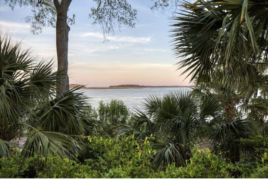 A view of the May River from a luxury rental home from Wilson Village in Bluffton.
