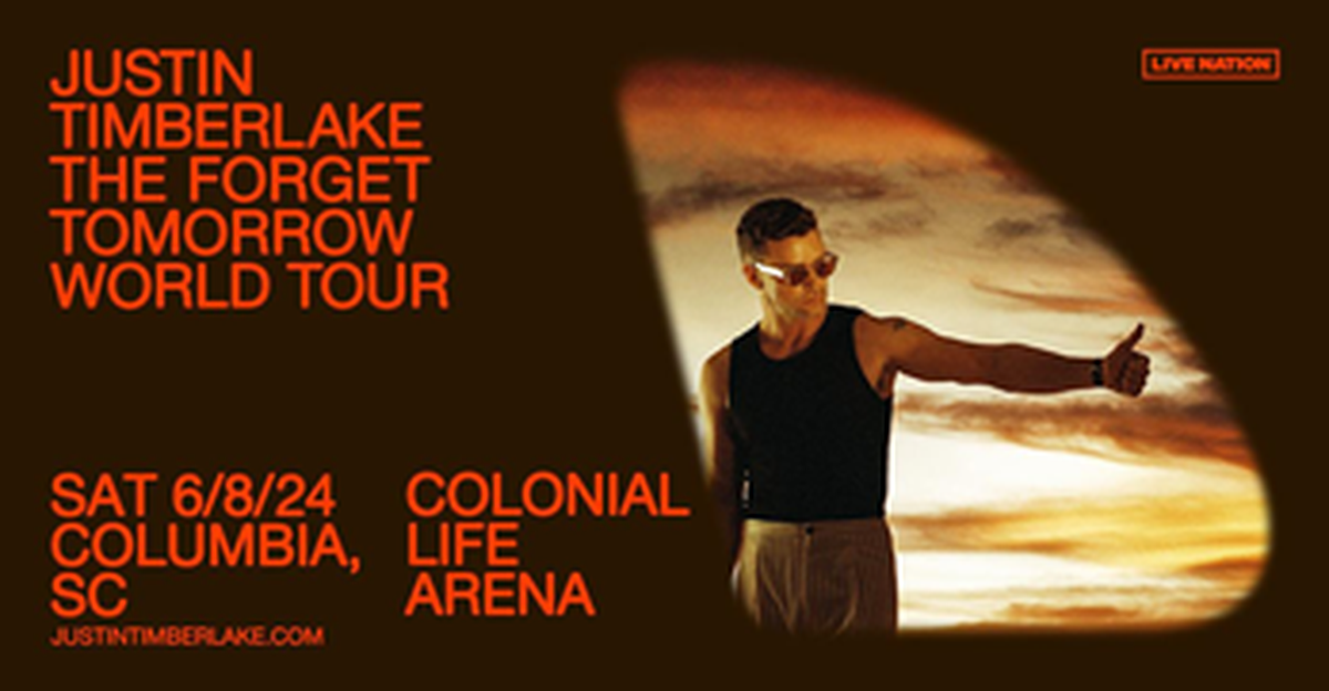 Justin Timberlake was scheduled to bring his tour to Columbia’s Colonial Life Arena.