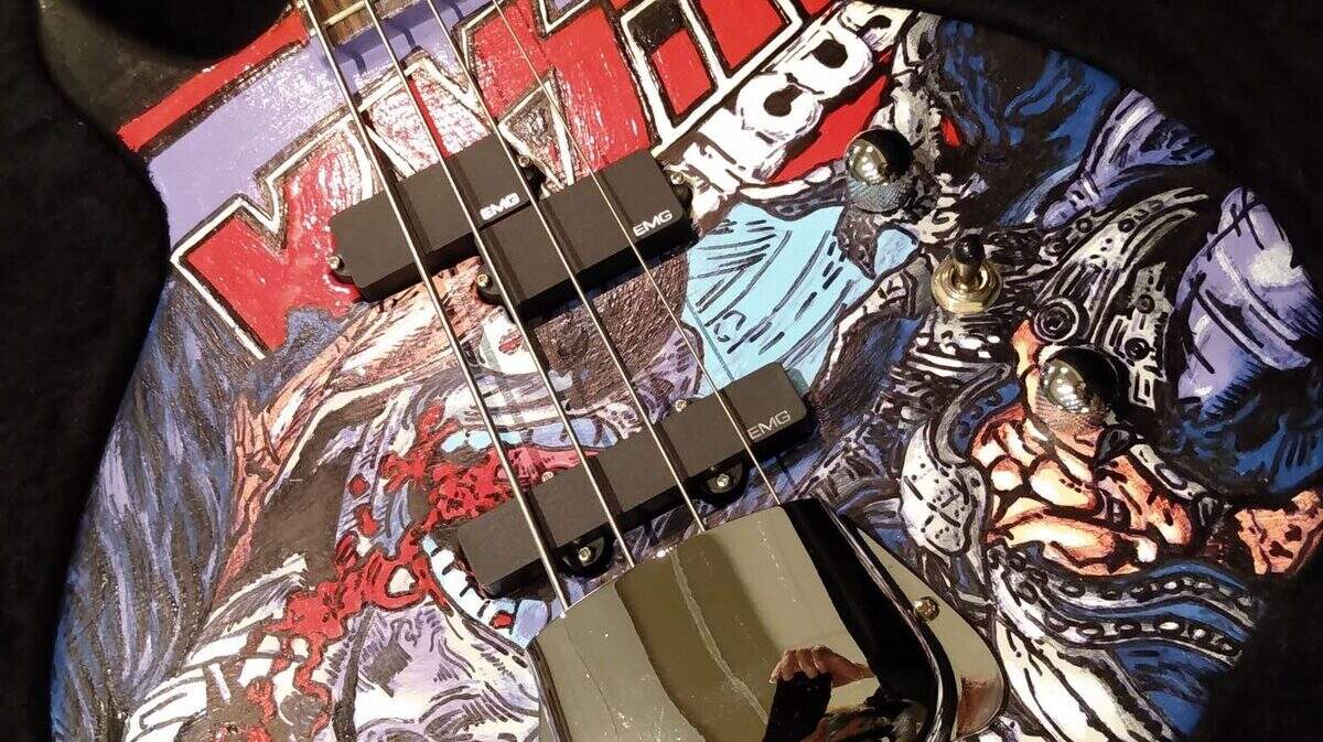 Kiss guitar.