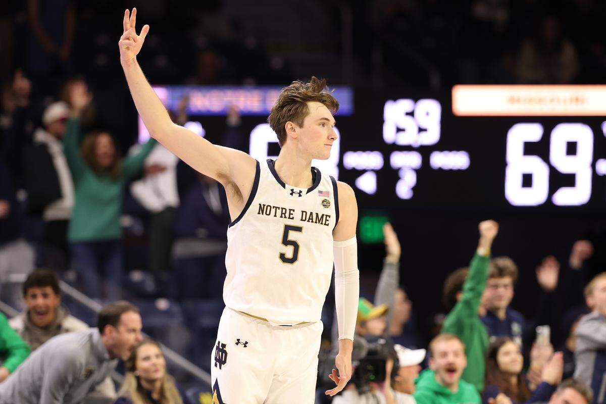 New Clemson transfer guard Cole Certa (5) previously played at Notre Dame