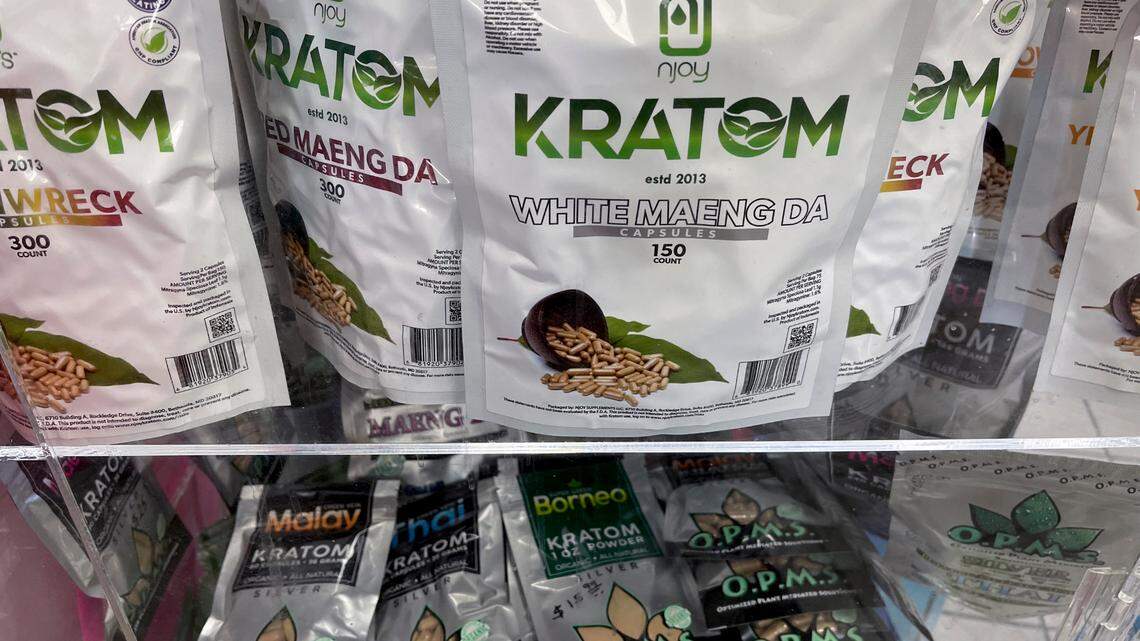 Kratom, a plant-based derivative that in low doses produces a stimulant effect and in high doses a sedative effect, is available over the counter. It is not approved by the FDA for any medical use.