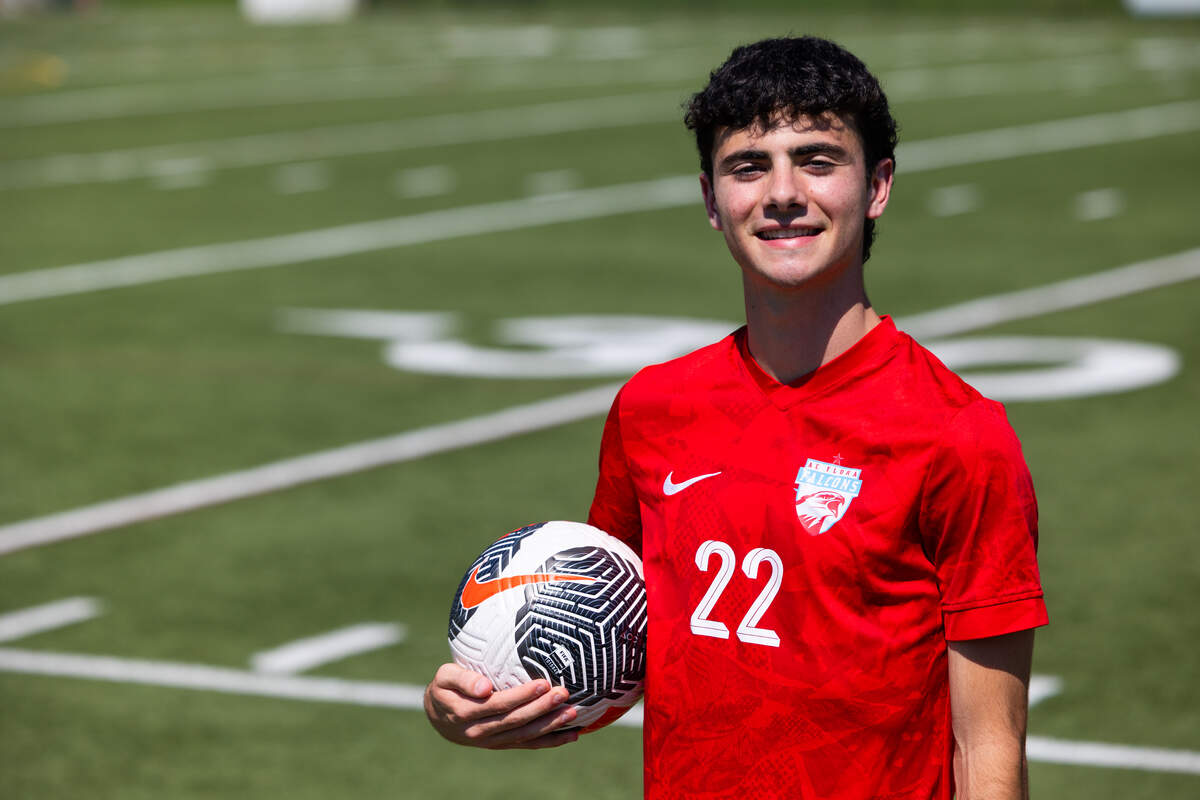 Boys Soccer Player of the Year Cullen Maas of A.C. Flora High School.