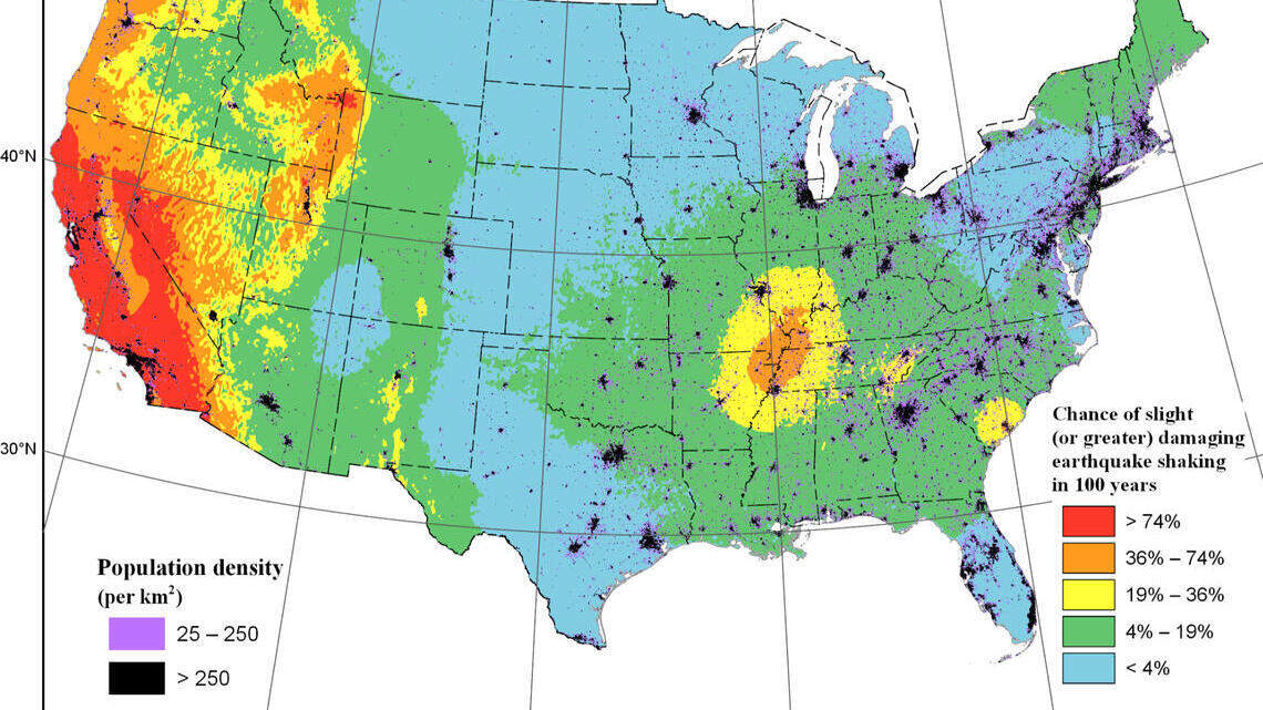 New earthquake study pegs SC and TN cities as ‘high risk’ for quakes, USGS says
