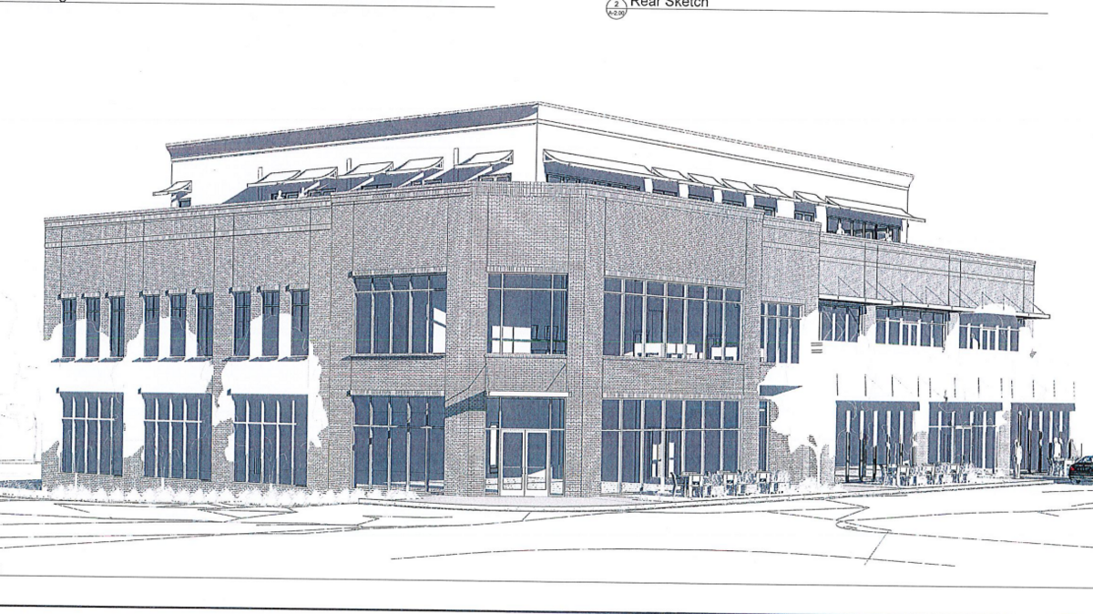 A proposed event space in downtown Lexington.
