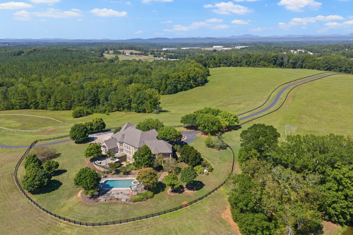 This Westminster, SC, horse farm covers 171 acres.