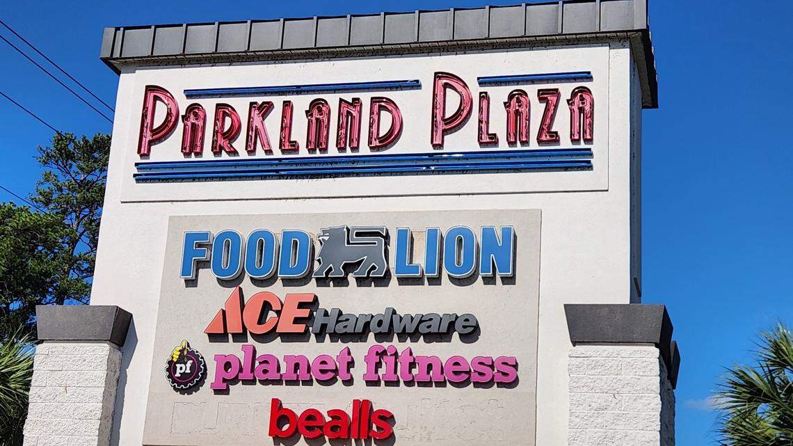 Parkland Plaza shopping center in Cayce, SC.