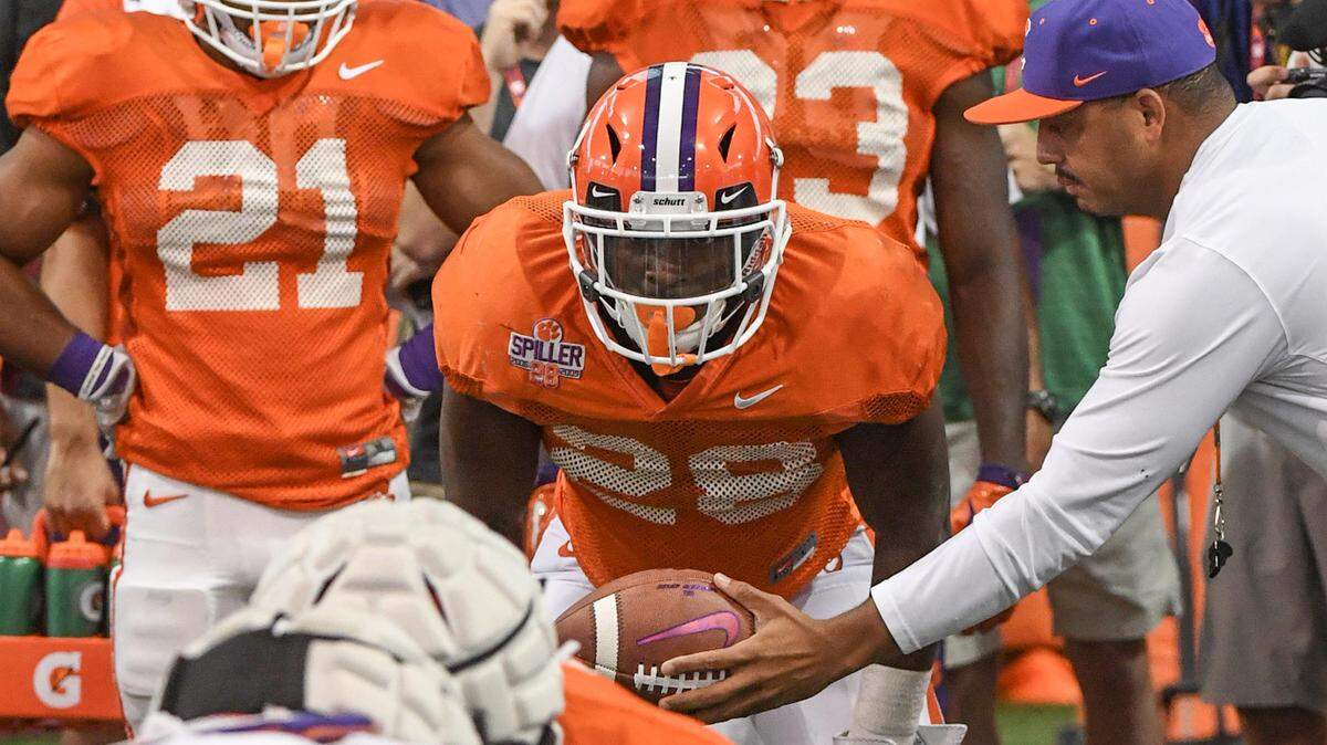 Clemson running back Tavien Feaster is aiming to have a breakout season as a junior.