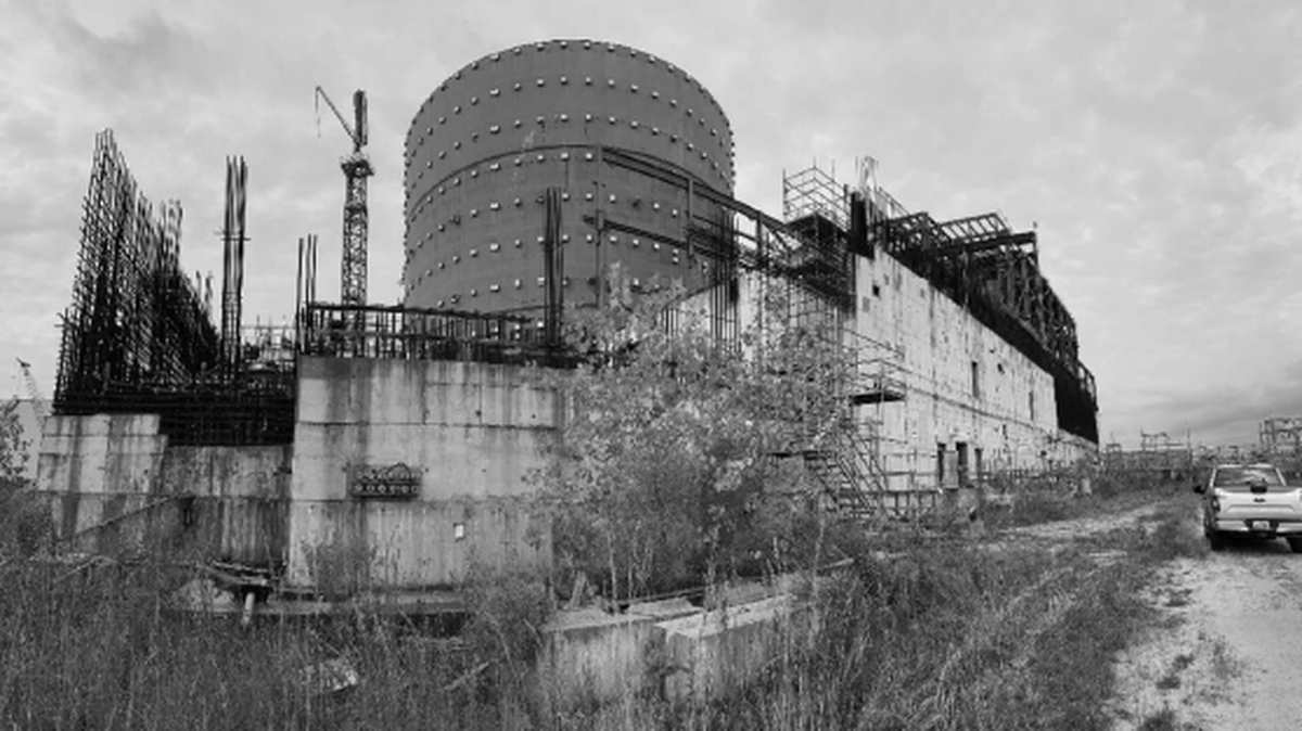 The unfinished V.C. Summer nuclear project, September 2024. The nuclear expansion project was never finished after utilities spent $9 billion and raised rates for customers. It was abandoned in 2017 amid construction delays and cost overruns.