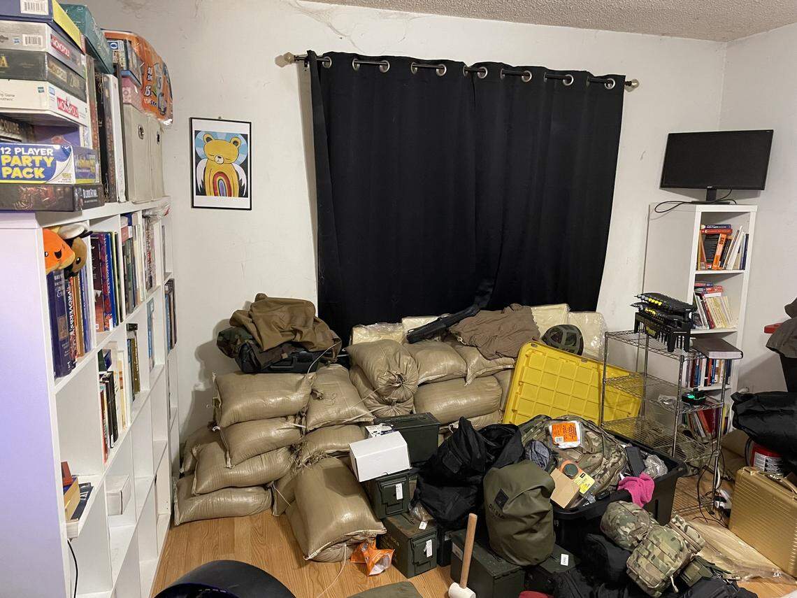 The Richland County Sheriff’s Department arrested a man and seized multiple weapons.