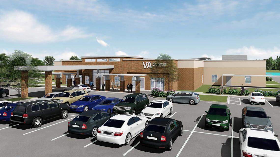 Completed rendering of the new Sumter Community-Based Outpatient Clinic.