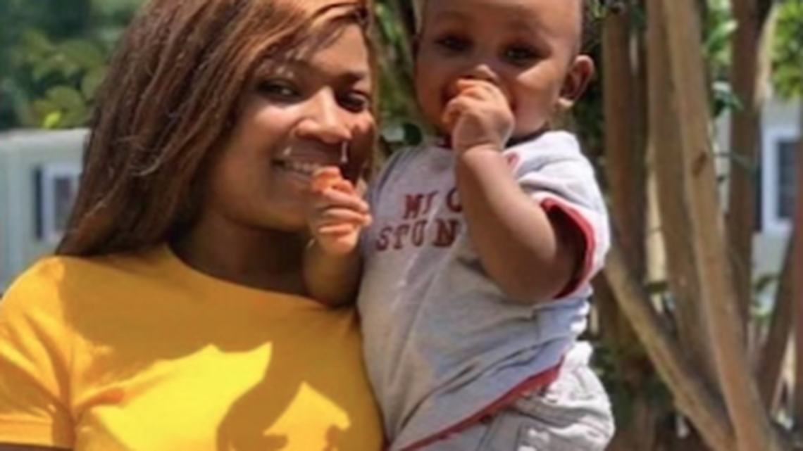 Tiasia Newton and her son, Diamontre, 2, were starting a new life in Charleston.