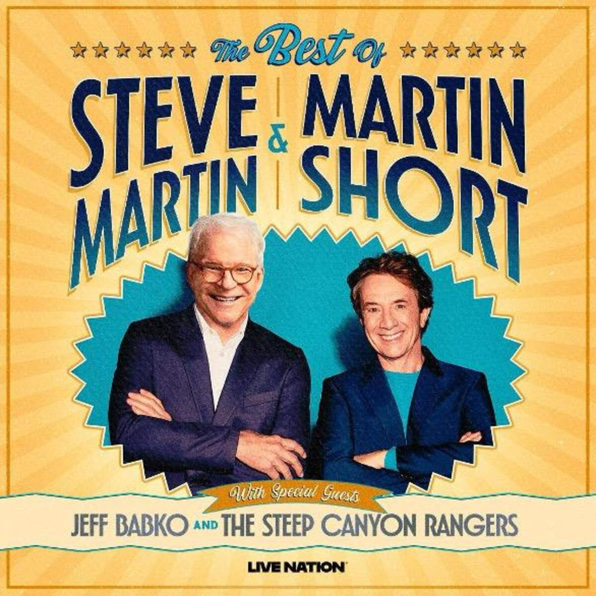Comedy legends Steve Martin and Martin Short will perform in Columbia.