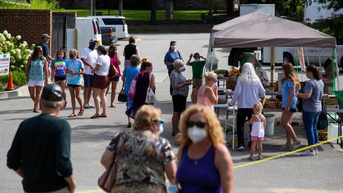 In Lexington County, face mask rules are patchwork and spottily followed