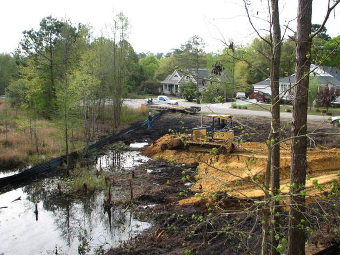 Wetlands, like this one along the South Carolina coast, often get in the way of development. Environmental laws to protect wetlands have been eased with a 2023 U.S. Supreme Court ruling.