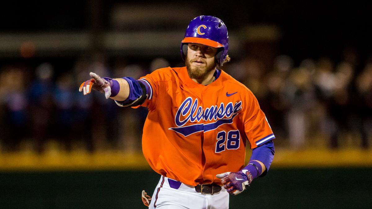 Seth Beer hit a grand slam for Clemson on Tuesday against Furman.