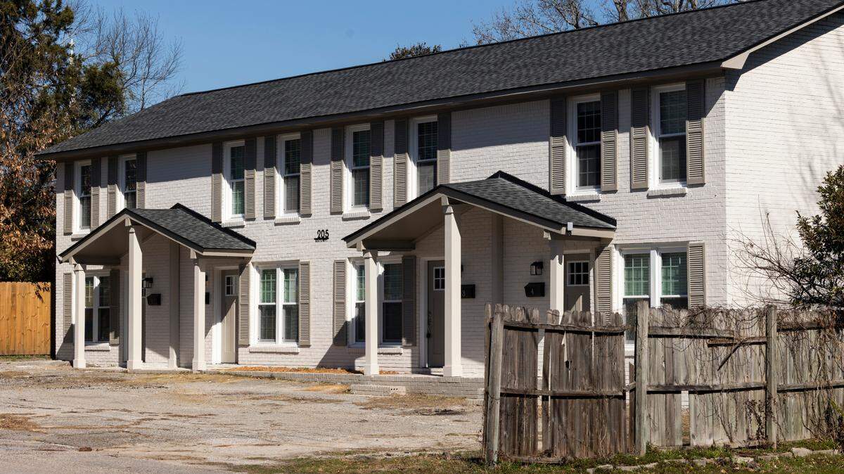 A new townhome in West Columbia, South Carolina on Tuesday, February 4, 2025.