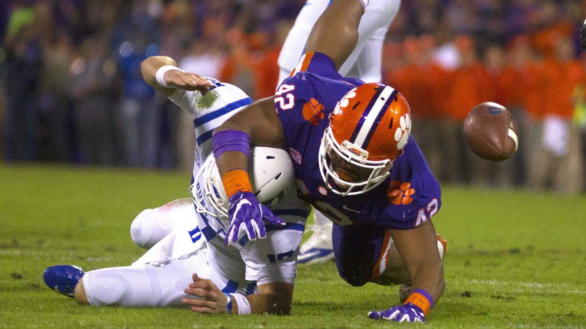 Clemson senior Christian Wilkins had 1.5 tackles for loss Saturday against Duke.