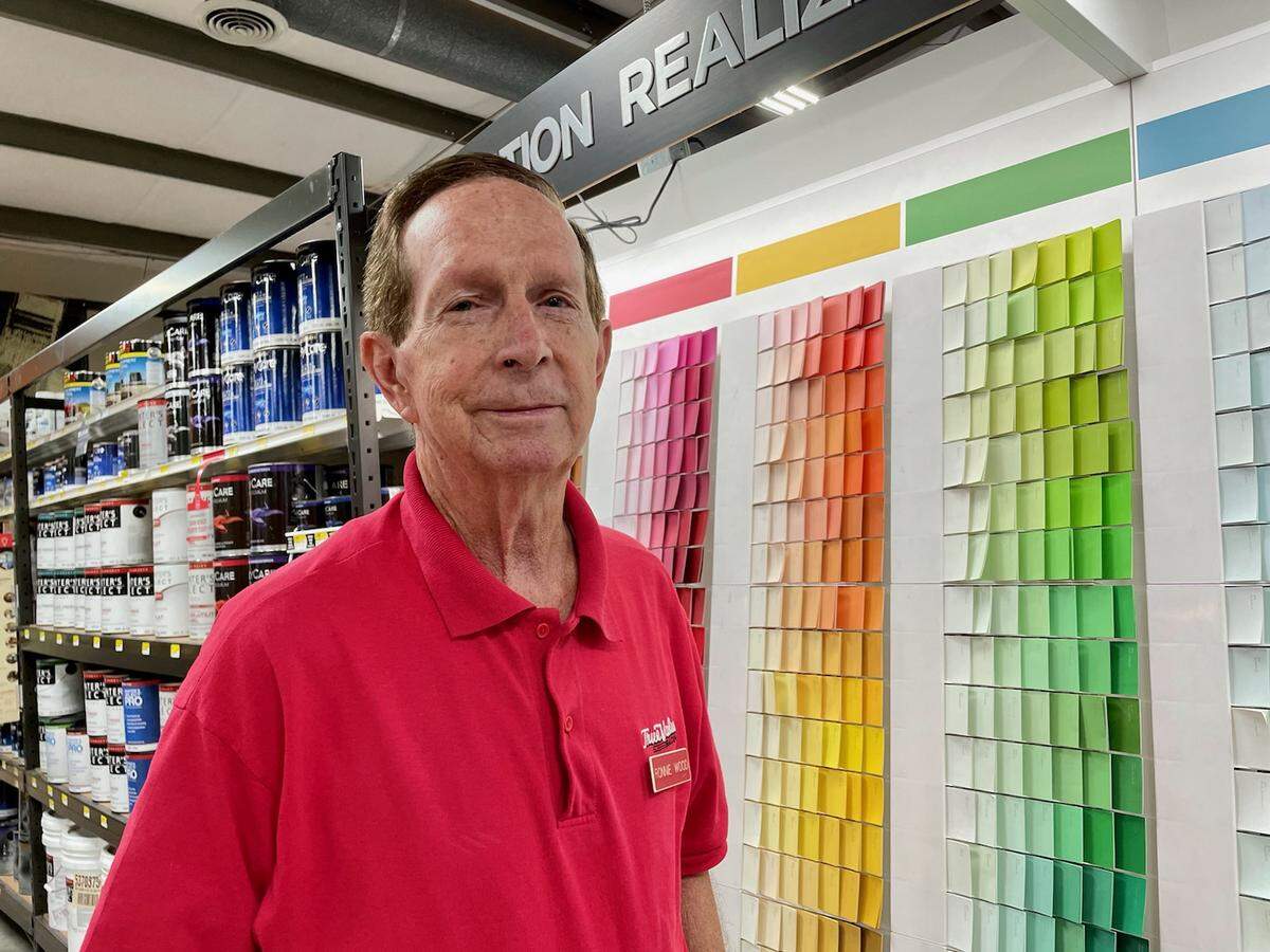 Ronnie Wood, owner of Wood True Value and Lexington True Value hardware stores, stands in the Lexington store. His original shop, Wood True Value on Broad River Road in Columbia, will close on Friday, Oct. 15, 2021, after 40 years in business.