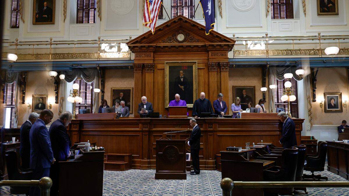 South Carolina Senate chamber on Wednesday Sept. 08, 2022.