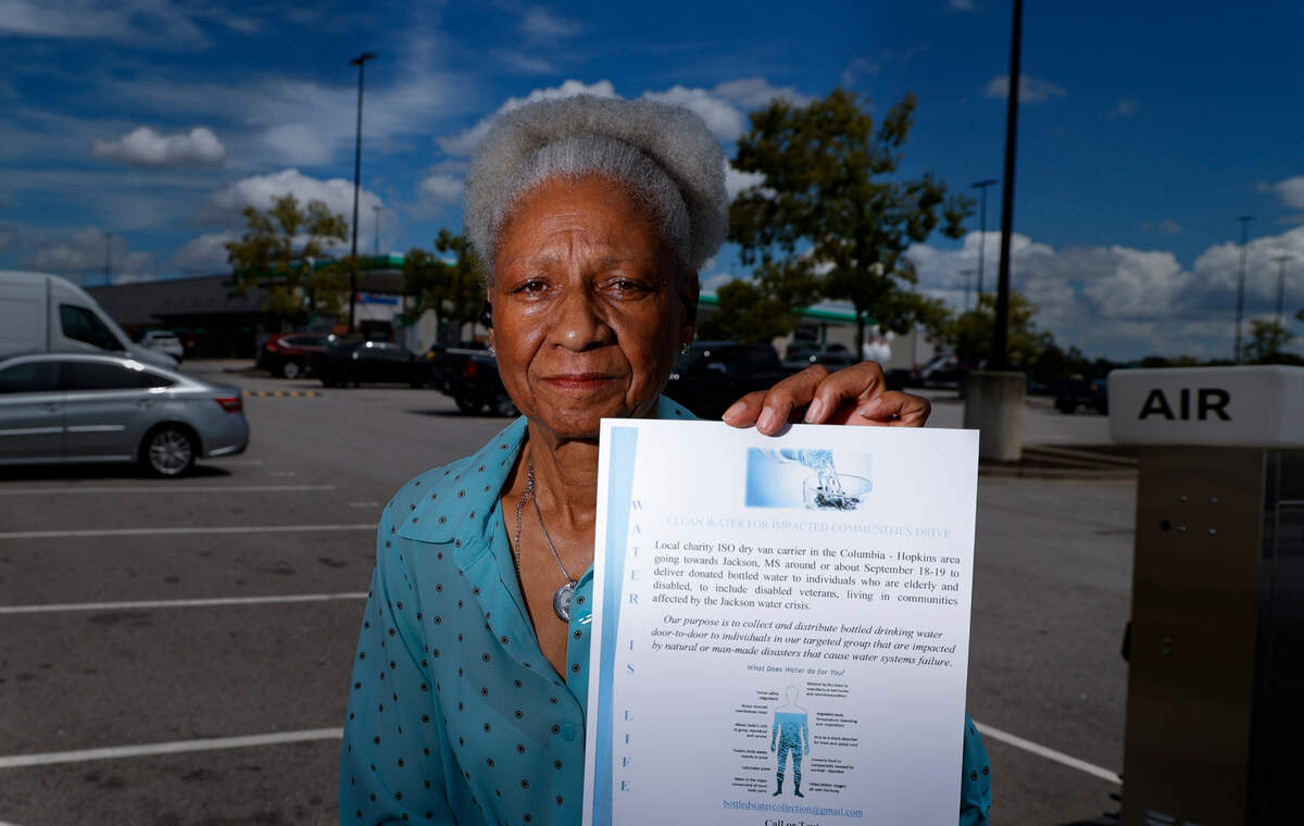 South Carolina resident Karen Irick wants to help people who are having hardships caused by a lack of good drinking water in Mississippi. She is collecting bottled water donations and is looking for a truck driver to help deliver the water to Jackson, Miss.. Irick knows first-hand about such problems. Her Columbia-area neighborhood suffered from spotty and contaminated drinking water for parts of two decades before the utility system was upgraded.