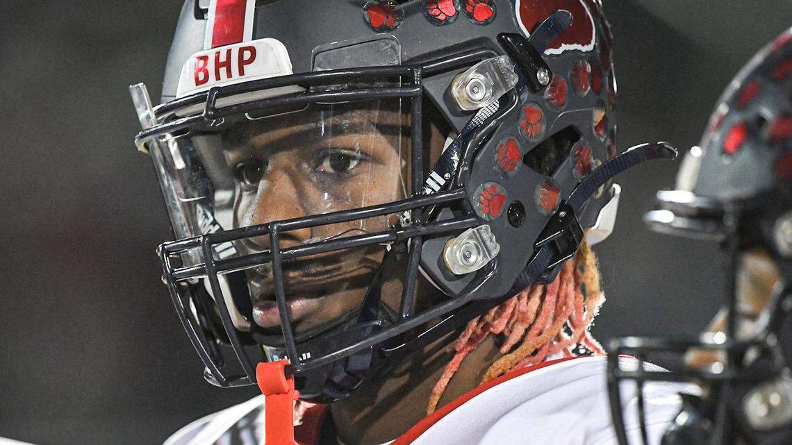 Belton-Honea Path High School running back Marquise Henderson (3) is committed to Clemson football as an athlete for its 2025 class