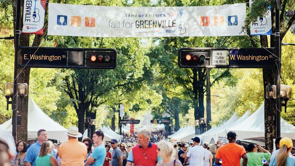 Fall for Greenville attracts between 150,000 and 200,000 people each year.