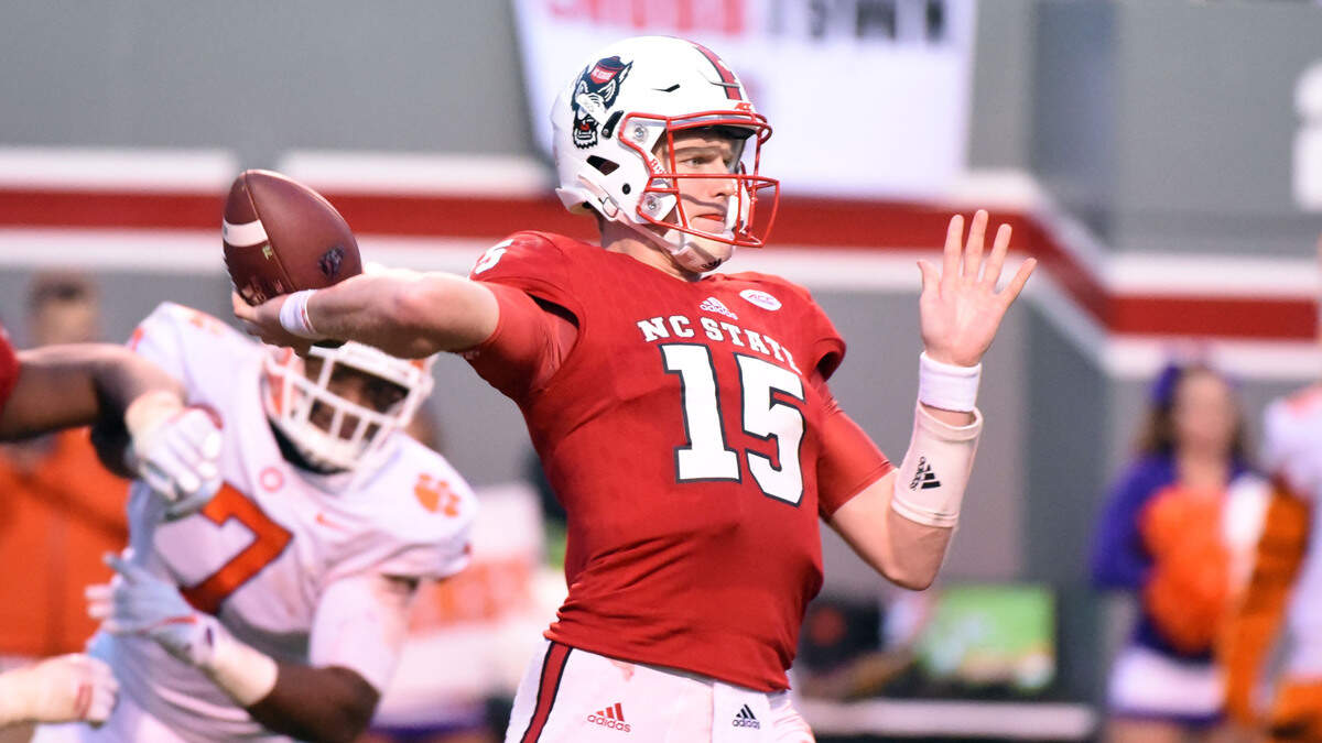 N.C. State and quarterback Ryan Finley will play at Clemson on Oct. 20.
