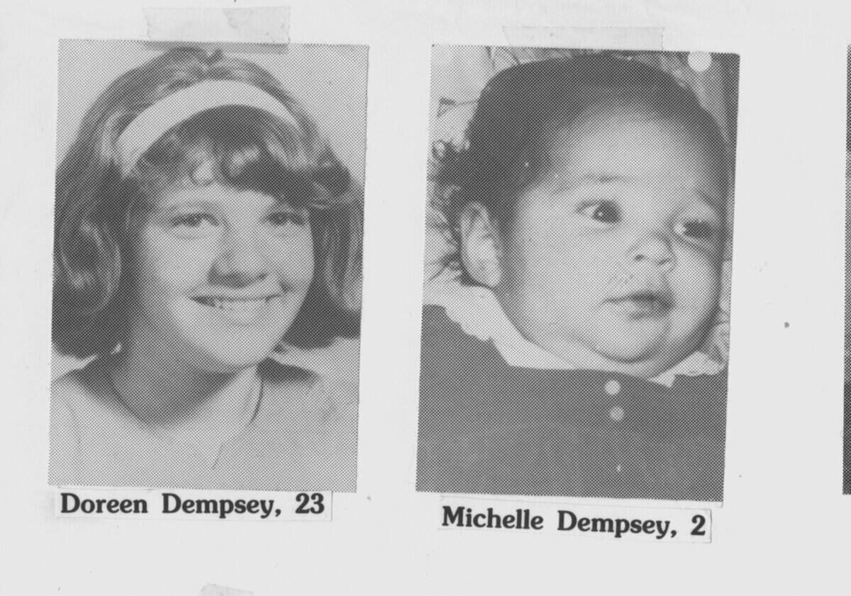 Doreen Dempsey, 23; and Michelle Dempsey -- two victims of Donald “Pee Wee” Gaskins, a serial murderer from Prospect, S.C.