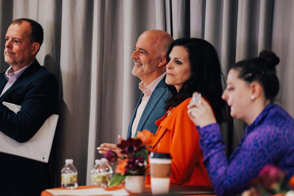 Bobby Couch (middle), formerly a top fundraiser for the Clemson athletics fundraising arm IPTAY, helped found TigerImpact, a charity-based name, image and likeness collective for Clemson athletes, in April 2022.