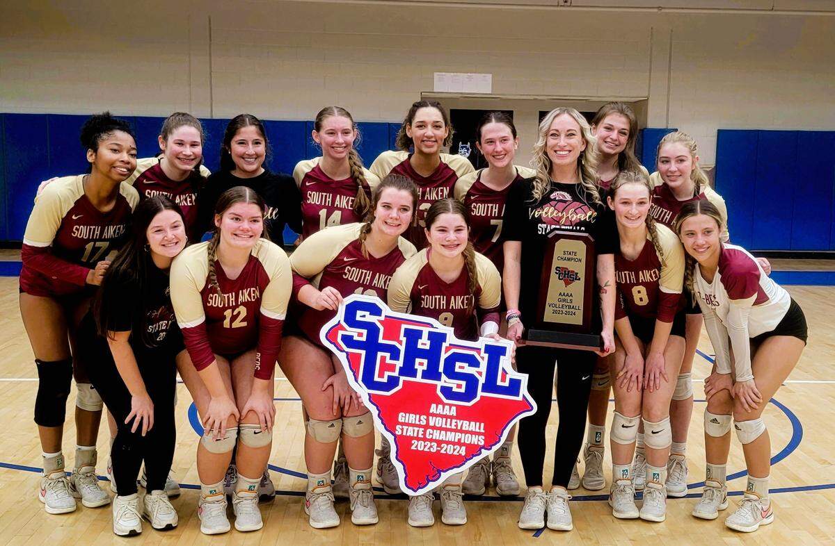 South Aiken, won the Class 4A volleyball championship on Saturday, Nov. 4, 2023.
