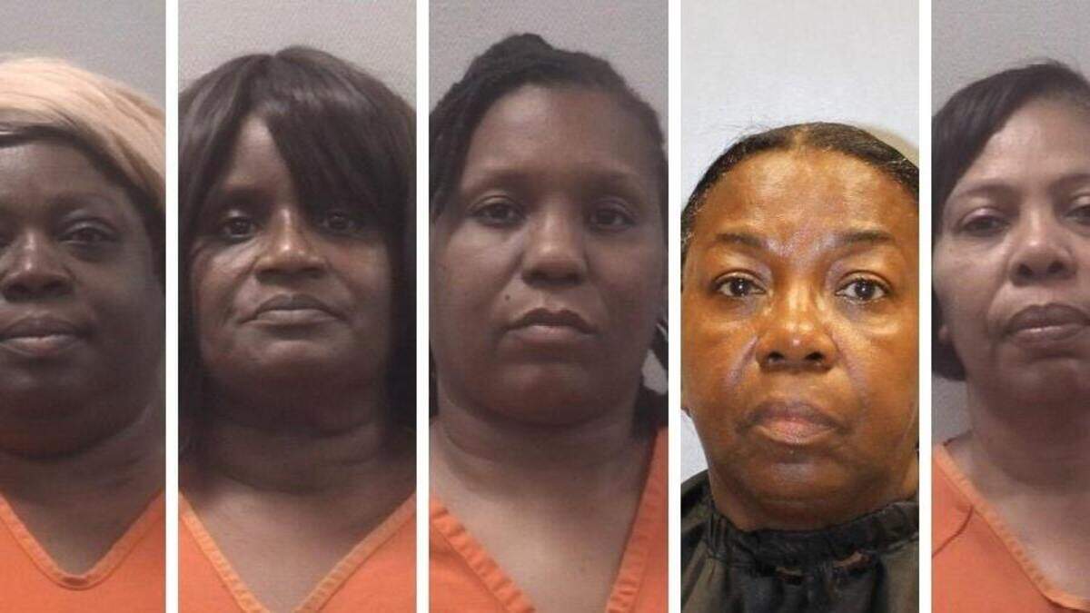Celia Nesbitt, Erikca Fleming, Carolina Jankie, Roseola Minnifield and Sandra Tucker.