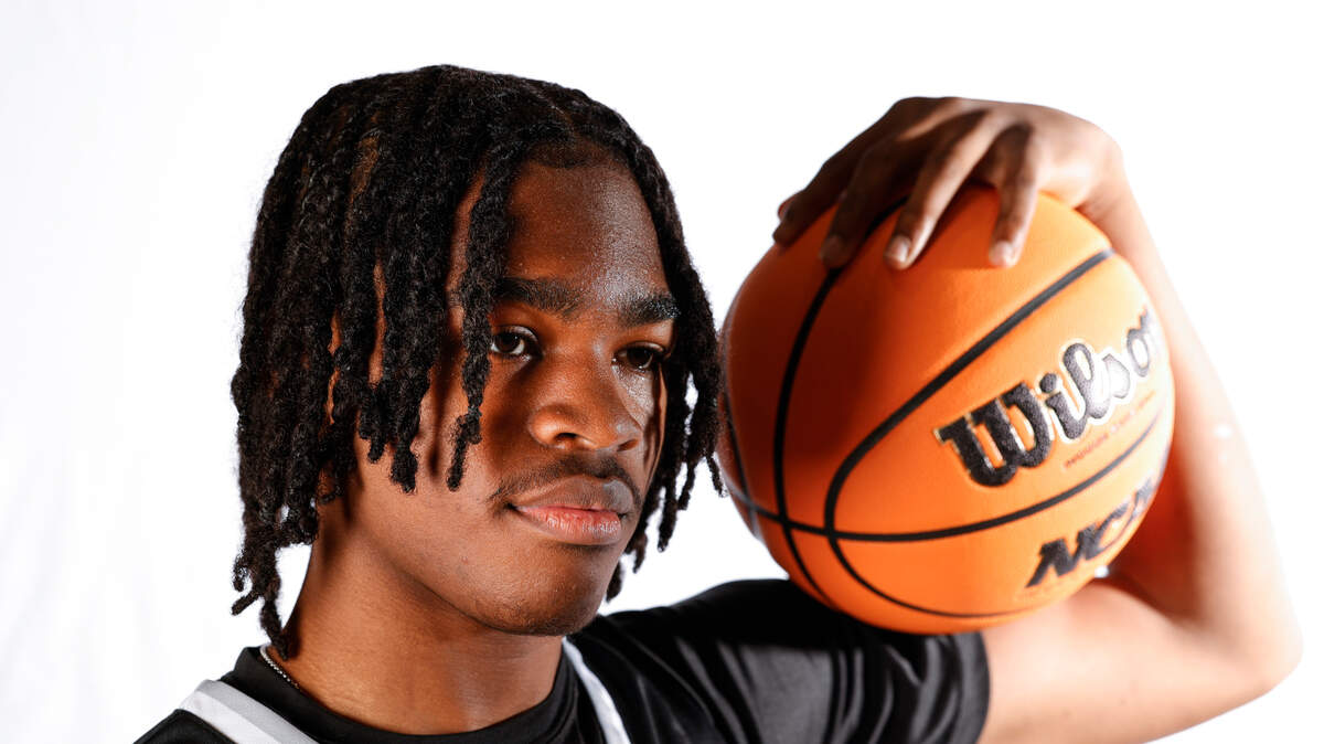 Avante Parker of Gray Collegiate Academy, shown at the SCBCA Media Day at Brookland-Cayce High School on Wednesday, Nov. 16, 2022.