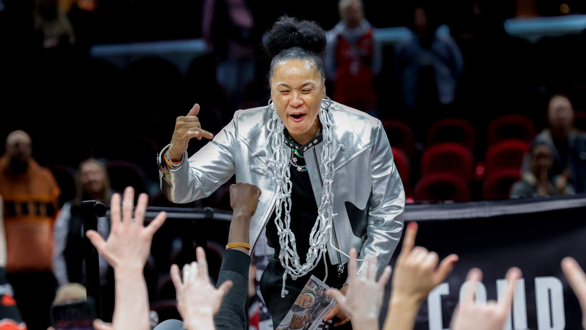 Dawn Staley has coached the South Carolina women’s basketball team to three national championships.
