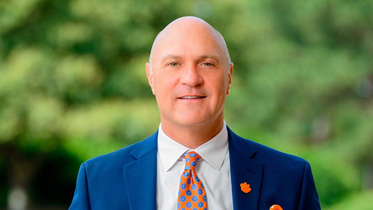 Clemson University president Jim Clements