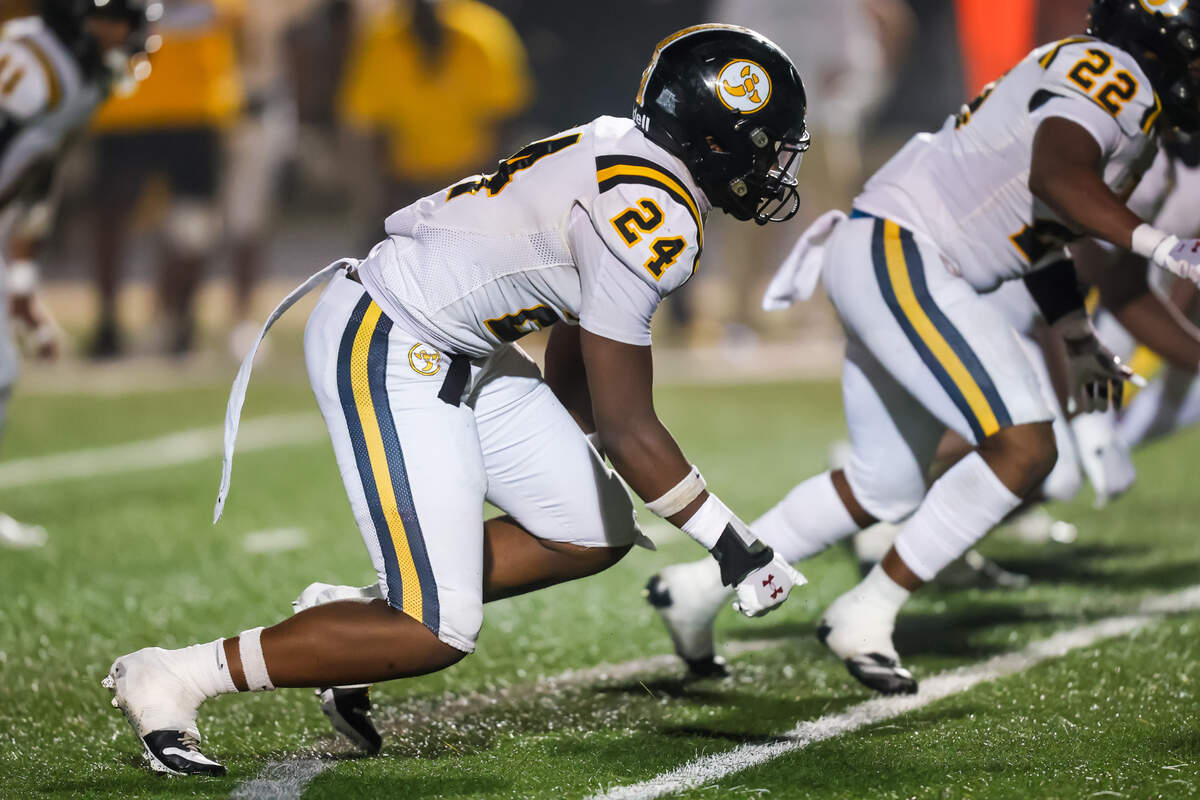 Irmo Yellow Jackets defensive lineman Jaiden Bryant (24)