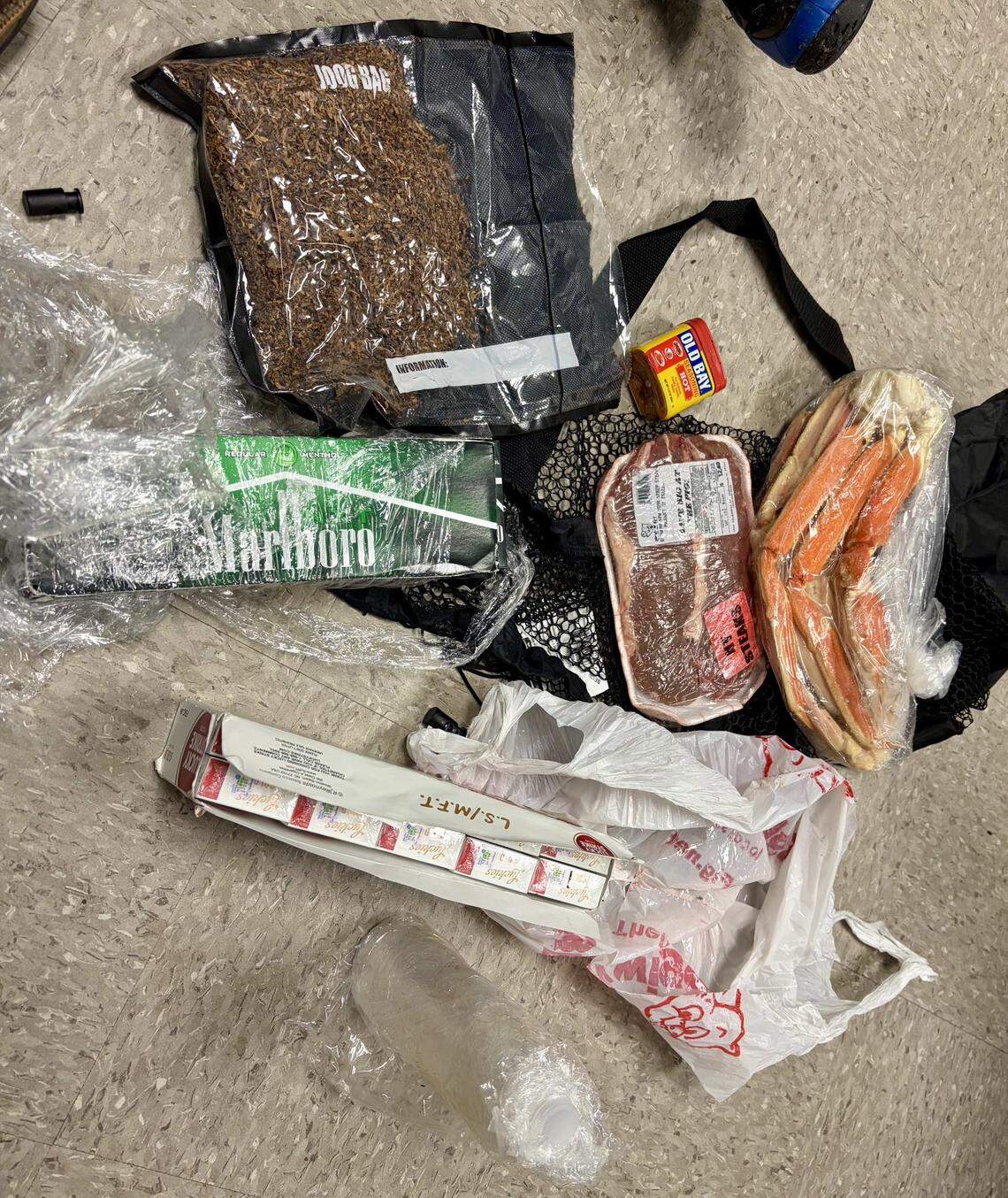 Contraband dropped by a drone at Lee Correctional institution was seized by the South Carolina Department of Corrections.