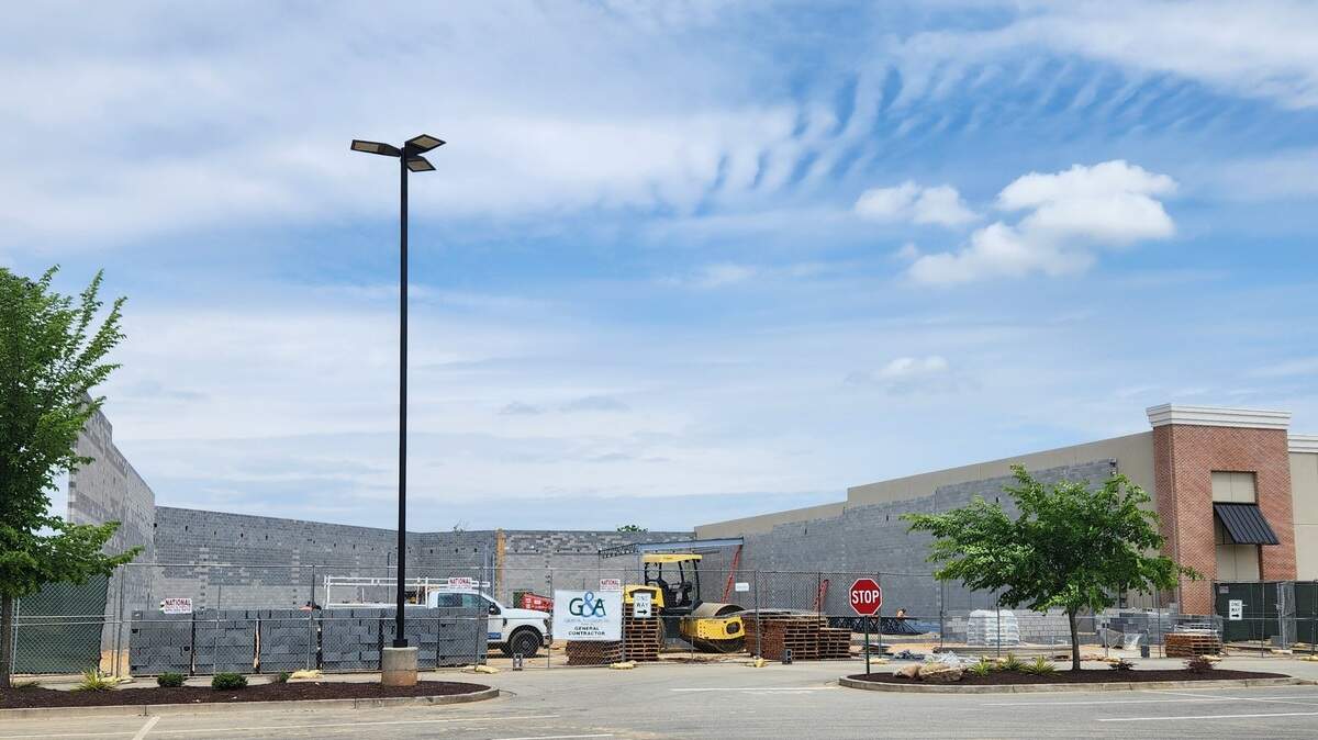 Town of Lexington officials say a Burlington department store is being constructed in the 5300 block of Sunset Boulevard in Lexington, next door to Hobby Lobby.