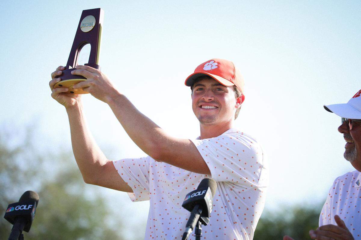 Clemson’s Turk Pettit won the individual NCAA Championship on Monday at Grayhawk Golf Course in Scottsdale, Arizona. He is the second Clemson player in history to win the title.