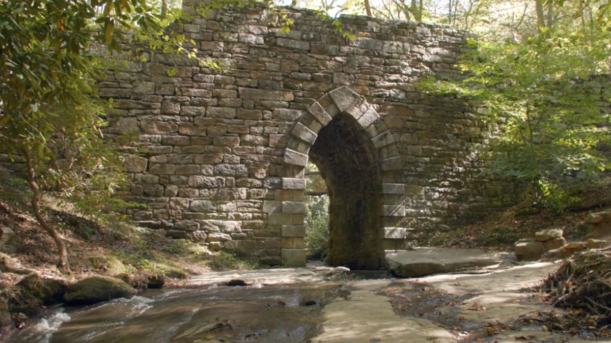 Poinsett Bridge in Greenville County is the last remaining piece of a road connecting the Upstate to the coast known as the State Road.