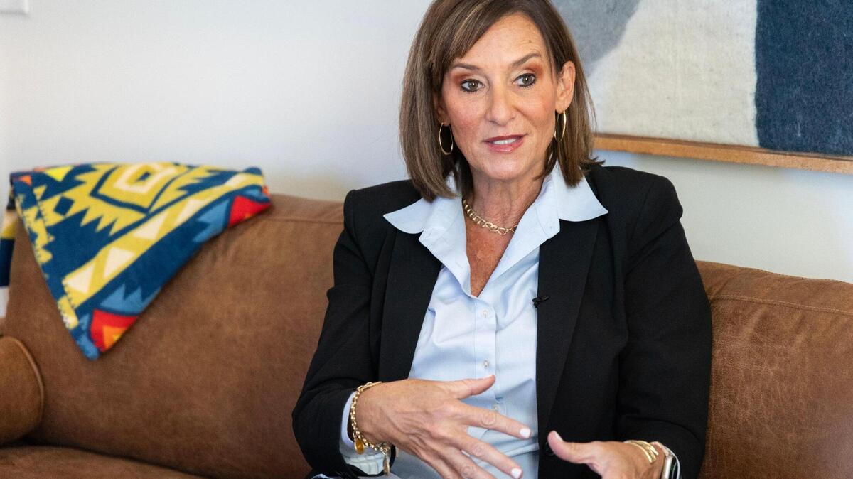 Lori Murray, a personal injury and criminal defense lawyer who’s news and legal analysis has won her TikTok fame, at her office on Thursday, October 19, 2023.