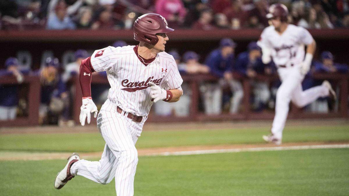 South Carolina outfielder TJ Hopkins