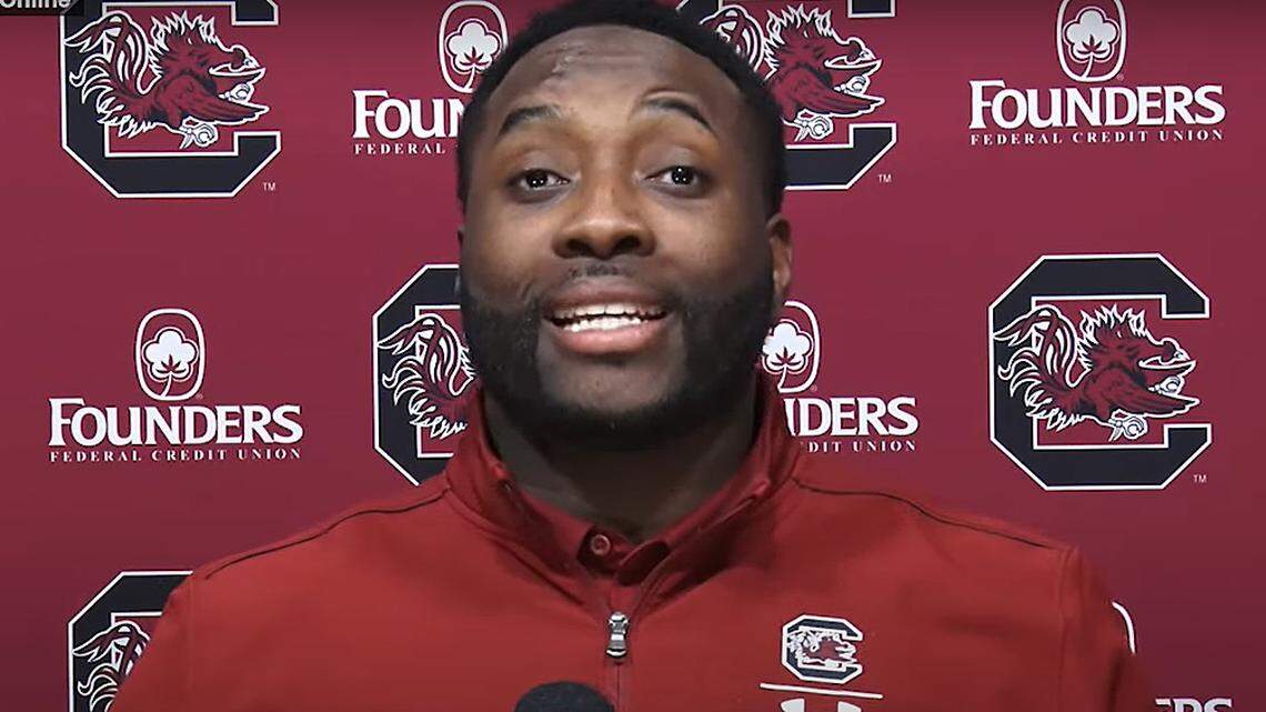 South Carolina assistant coach Sterling Lucas