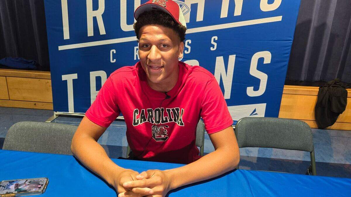 Cross High athlete Caden Ramsey committed to the Gamecocks on Monday, Sept. 8, 2025.