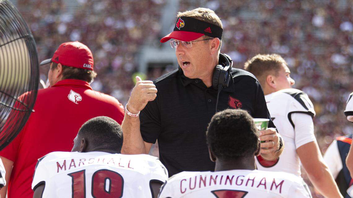 Louisville coach Scott Satterfield has led the Cardinals to a 4-2 record in Year 1.