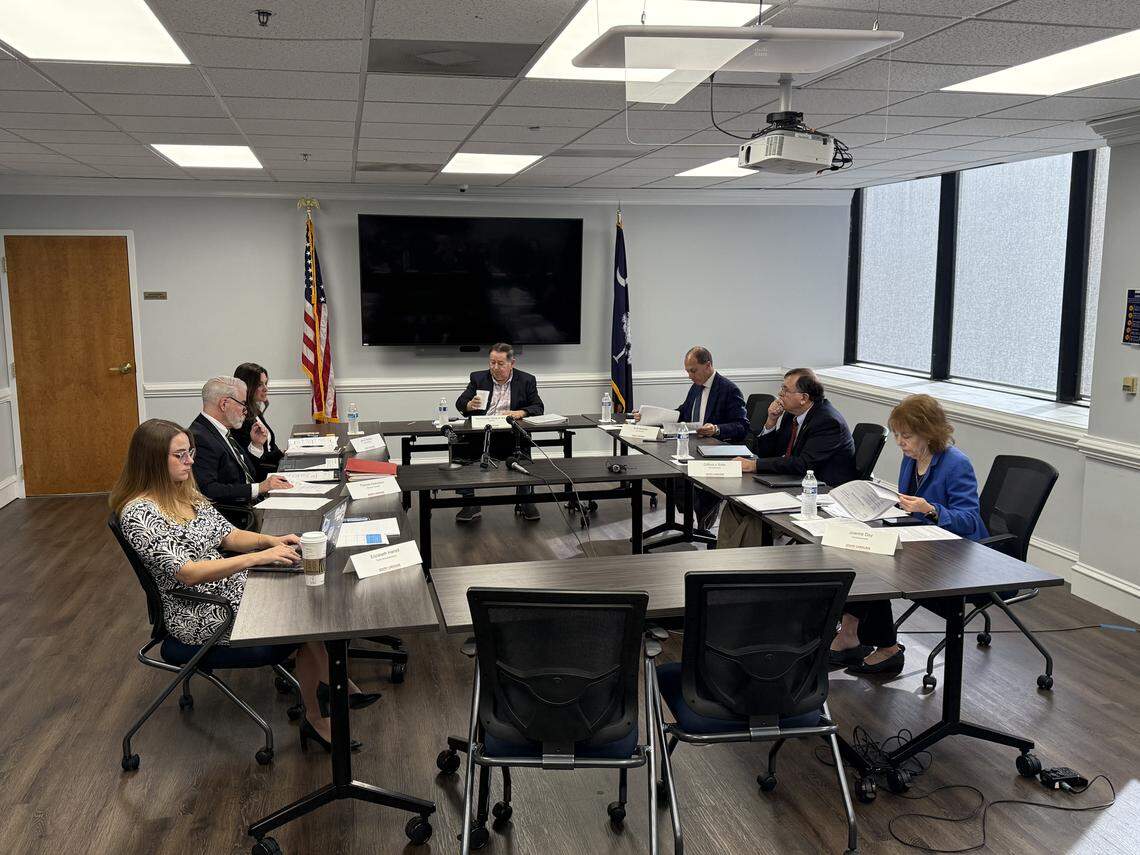 The State Election Commission mulled explosive topics Wednesday, Oct. 15, 2025, concerning criminal investigations, a $32 million loan to buy voting machines and a possibly missing $4 million. 