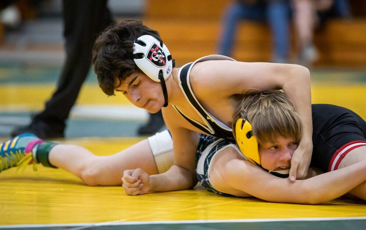 Heathwood Hall defeated Cardinal Newman and finished third in the SCISA 2022 Duals State Wrestling Tournament at Ben Lippen on Saturday, February 5, 2022.