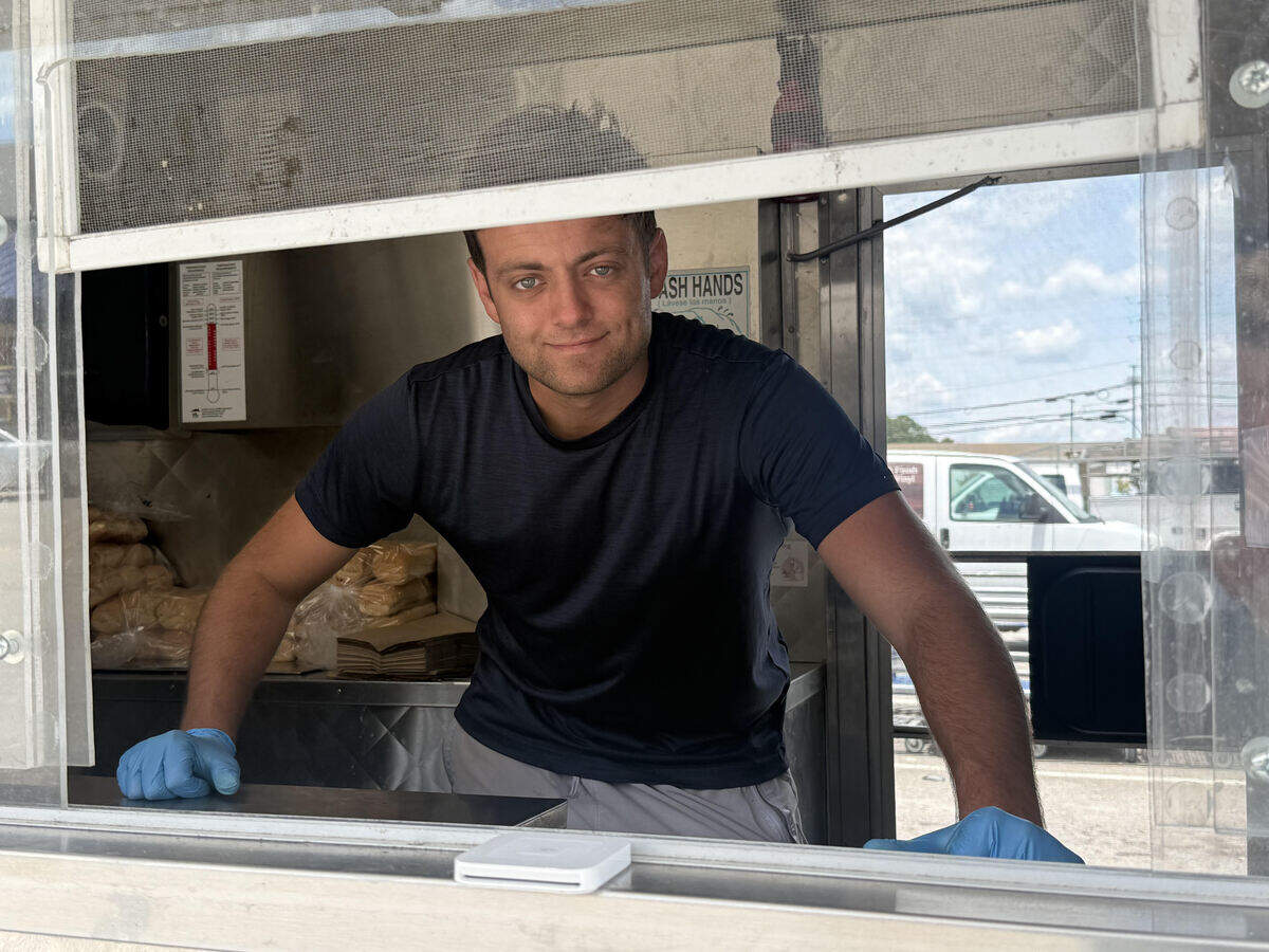 Midwest-born Anthony Guy is the owner and operator of Guy’s Hotdogs, a Chicago-style hot-dog truck.