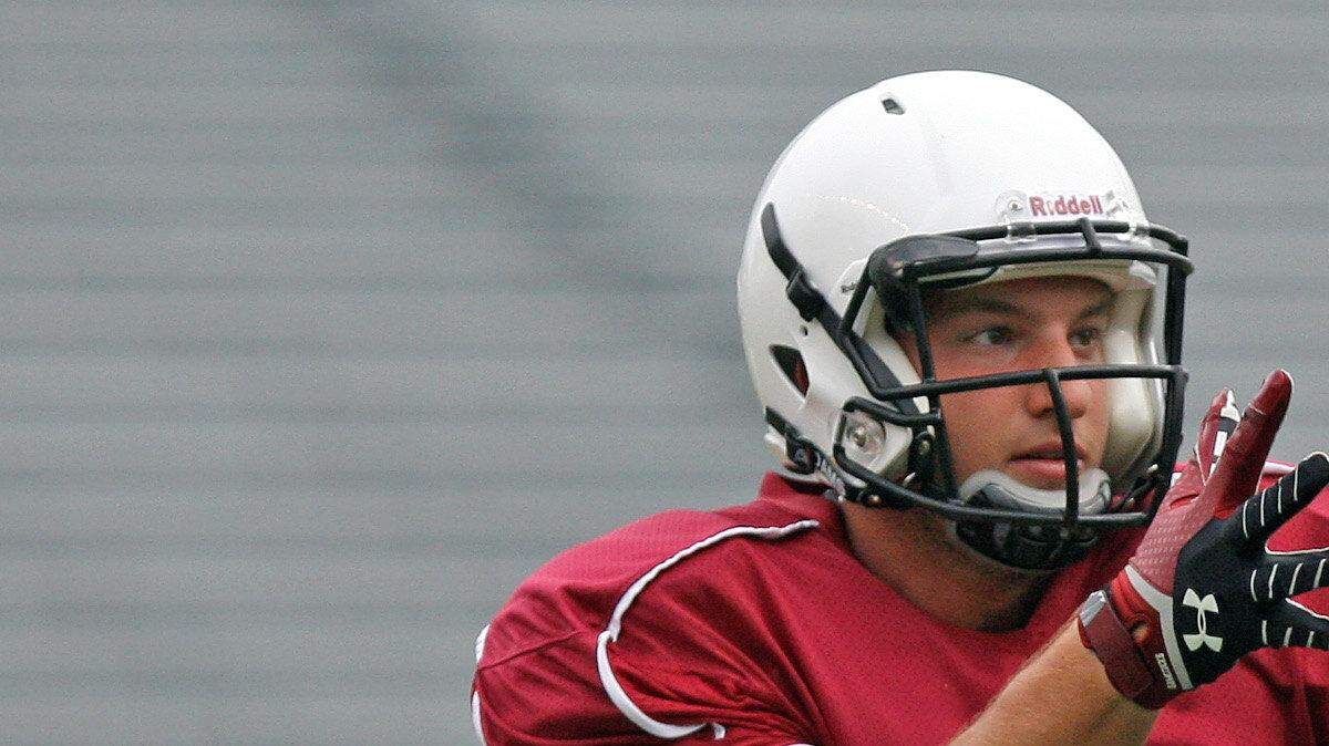 Brendan Nosovitch at South Carolina's practice and scrimmage held Saturday, Aug. 9, 2014, at Williams-Brice Stadium.