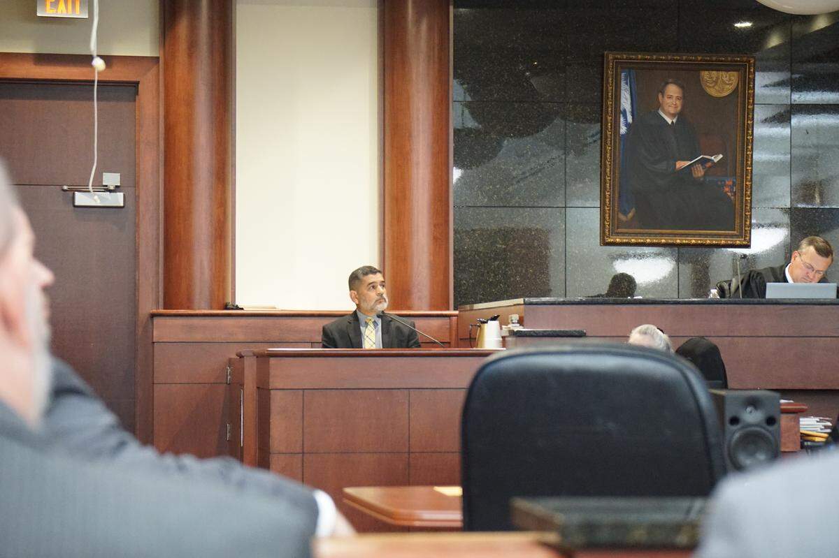 Lexington Police Department Detective Marc Miramontes who led investigation into the killing of Arturo Bravo Santos testified in Lexington County Court at Greg Leon’s murder trial on Wednesday, June 21, 2016.