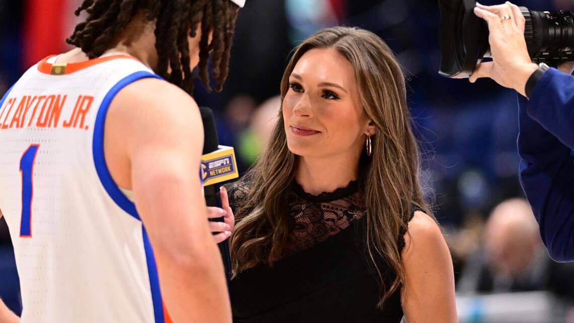Nashville, TN - March 14, 2024 - Bridgestone Arena: Alyssa Lang during the 2024 SEC Men’s College Basketball Tournament.